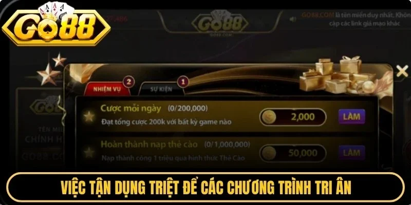 Việc tận dụng triệt để các chương trình tri ân mang lại nhiều giá trị khác biệt