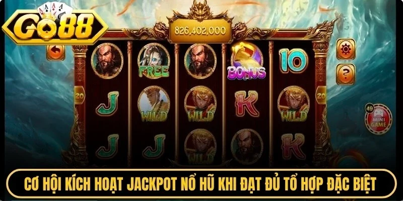 Cơ hội kích hoạt jackpot nổ hũ khi đạt đủ tổ hợp đặc biệt theo yêu cầu hệ thống