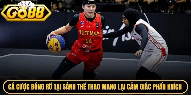 Cá cược bóng rổ tại sảnh thể thao mang lại cảm giác phấn khích cho anh em